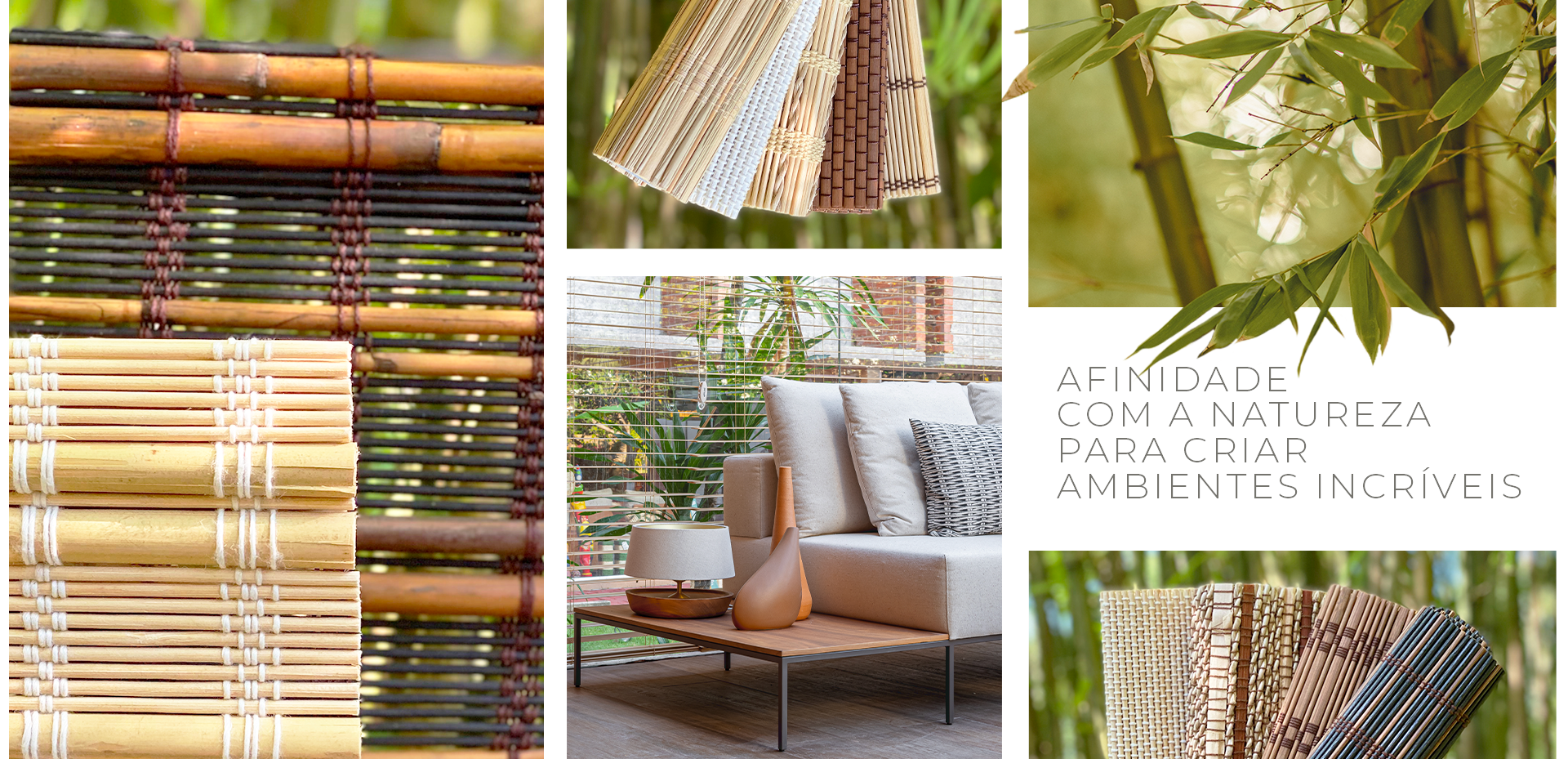 Afinidade com a natureza para criar ambientes incríveis